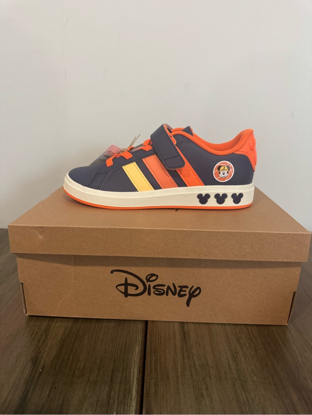 ADIDAS GRAND COURT MICKEY EL KIDS SHOES